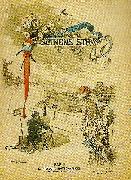 Carl Larsson titelbild till nodhjalpstidningen fran seinens strandl painting